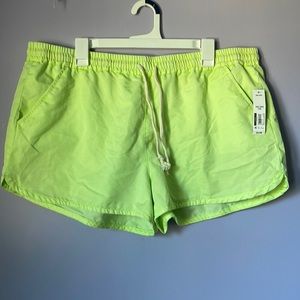 Mid Rise Neon Shorts